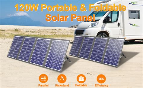 Powoxi W Portable Solar Panel For Jackery Ecoflow Bluetti Flashfish