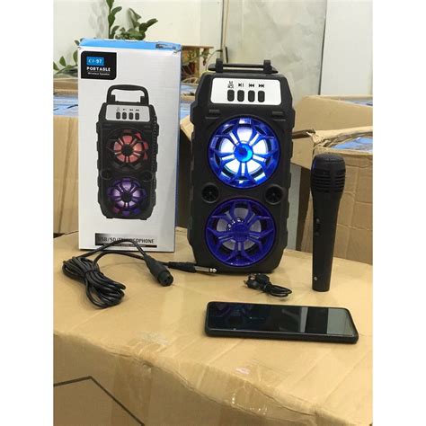 Mua Loa Bluetooth Hát Karaoke Tặng Kèm Mic Hát Nghe Nhạc Cực Đã Âm Bass