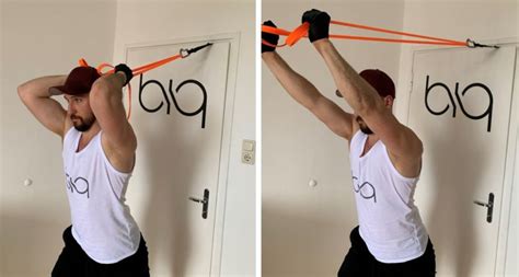 The Best Triceps Exercises With Resistance Bands Biqbandtraning