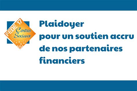 Plaidoyer De La F D Ration Des Centres Sociaux De Charente Maritime