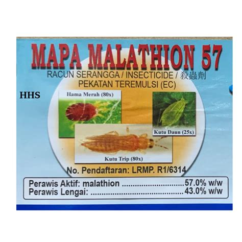 100ml Mapa Malathion 57 For Bed Insecticide Shopee Malaysia