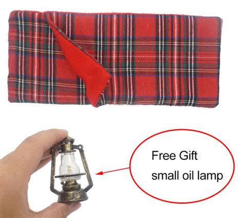 Elf Tartan Sleeping Bag With Lantern Christmas Magic Makers