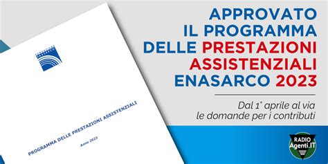 Enasarco Approvato Il Programma Delle Prestazioni Assistenziali