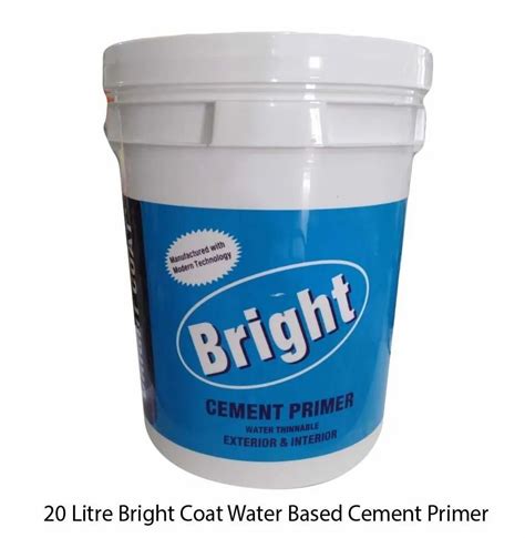 20 Litre Bright Coat Water Based Cement Primer At Rs 1300 Bucket