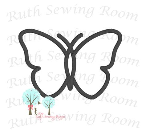 Butterfly Applique - Embroidery Design – Ruth Sewing Room