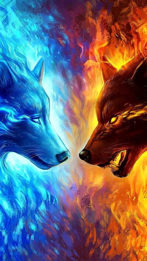 Water And Fire Wolf Wallpapers Top Nh Ng H Nh Nh P