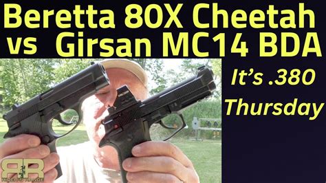 Beretta 80X Cheetah Vs Girsan MC14 BDA YouTube