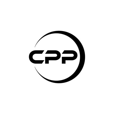 CPP letter logo design in illustration. Vector logo, calligraphy designs for logo, Poster ...