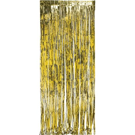 Metallic Gold Foil Fringe Door Curtain Hanging Decoration 8 X 3 By