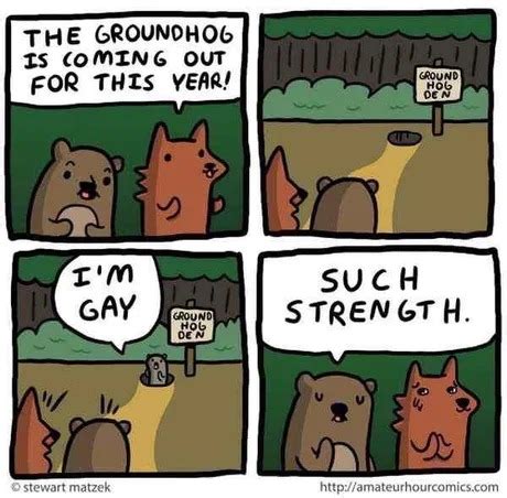 The Groundhog Is Coming Out For This Year Meme Subido Por Alivetipo