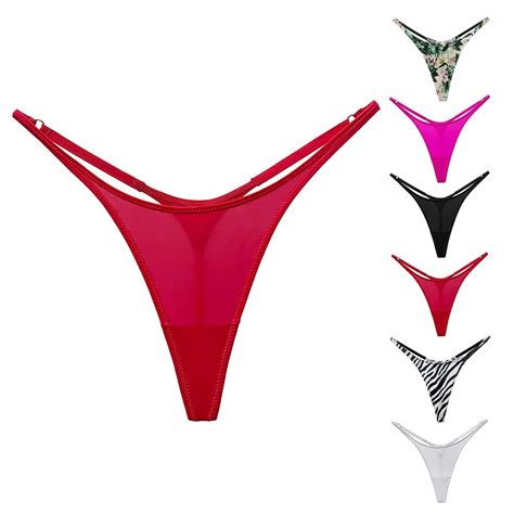 HOT SALE Women Sexy Seamless G String Thongs High Cut Panties