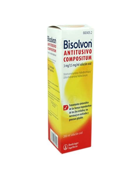 Bisolvon Antitusivo Compositum Mg Ml Mg Ml Solucion Oral