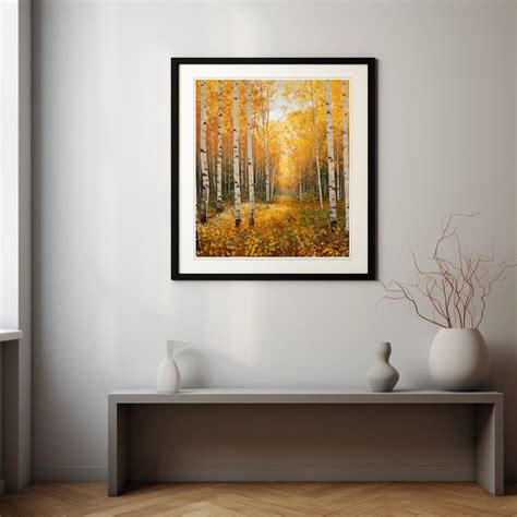 Autum Birch Forest.gustav Klimt Inspired - Etsy