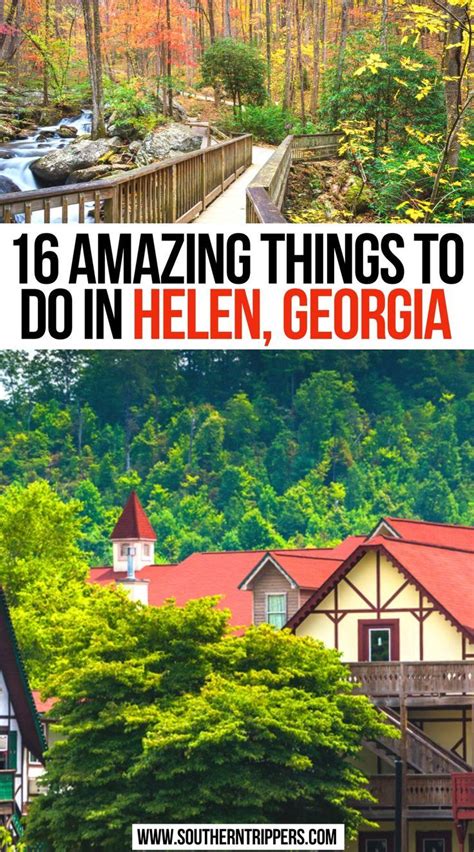 16 Amazing Things To Do In Helen Georgia North America Travel Destinations Southern Travel