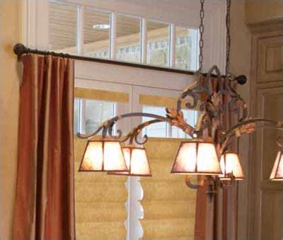 Wrought Iron Drapery Rods Adds a Distinctive Look to Your Windows