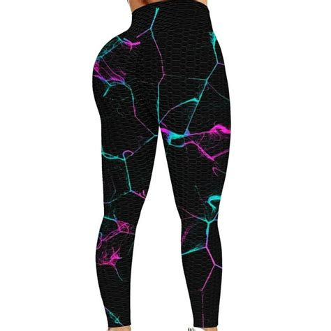 Yoga Pants For Womens Bubble Hip Lifting Exercise Fitness Pants