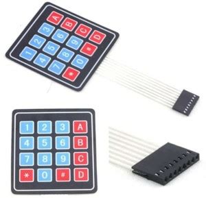 Kitsguru X Matrix Keypad Membrane Switch Arduino Arm And Other Mcu