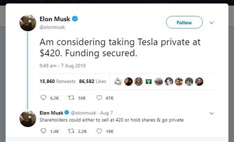 The Elon Musk stockmarket dilemma