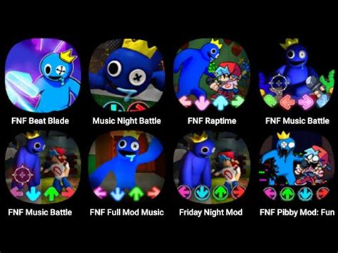 Fnf Rainbow Friends Fnf Beat Blade Music Night Battle Fnf Raptime