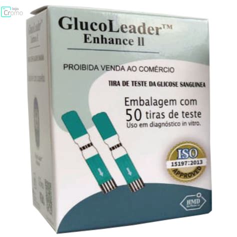 Laminas Glicemia Glucoleader Tiras Glicemia Diabetes Loja Cromo