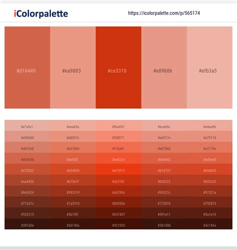 5250+ Latest Color Schemes with Dark Salmon Color tone combinations ...