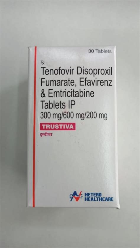 Mg Tenofovir Disoproxil Fumarate Efavirenz And Emtricitabine