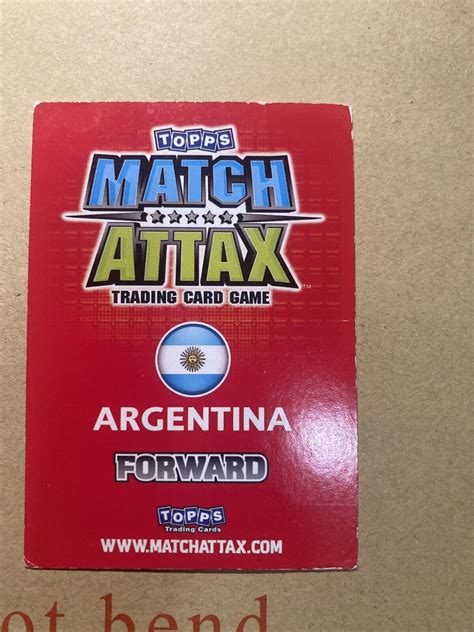 Topps Match Attax 2010 World Cup Lionel Messi Argentina Ebay