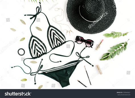Female Summer Bikini Swimsuit Accessories Collage Stock Photo 530944561 Shutterstock