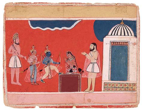 Earliest Ramayana Paintings Were In Persian Commissioned By Mughal