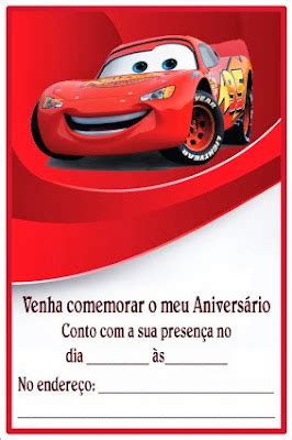 Convite Do Hot Wheels Para Imprimir Formando Alunos