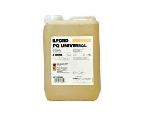 Ilford PQ Universal 5l | Film developer | Film developing | Black ...