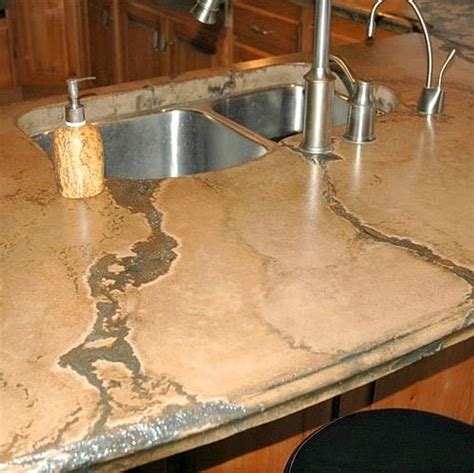 Stained Concrete Kitchen Countertops The Urban Decor