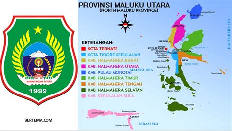 Kabupaten Kota Provinsi Maluku Utara Dengan Ibu Kotanya