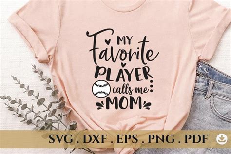 My Favorite Player Calls Me Mom Svg 1928187