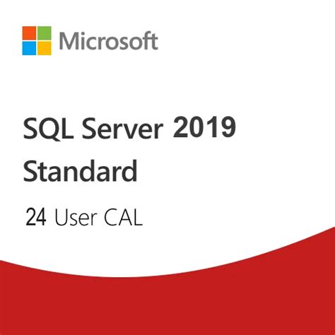 24 User Cal For Sql Server 2019 9 Software