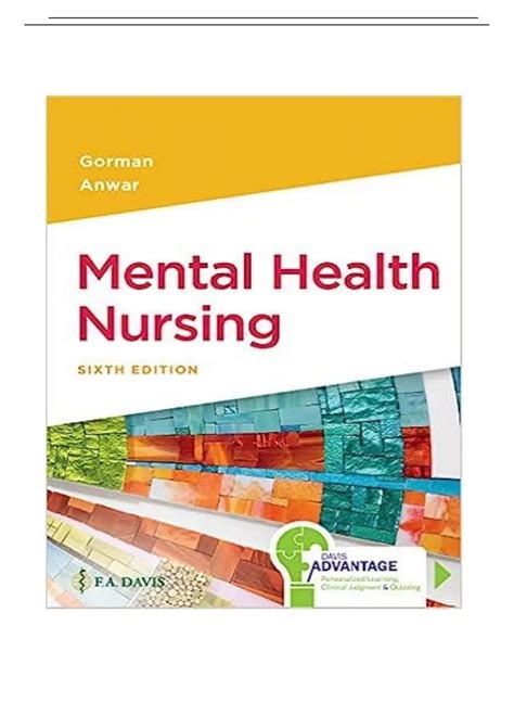 Test Bank For Neebs Mental Health Nursing 6th Edition Gorman ISBN