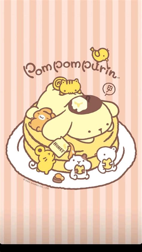 Pompompurin from Sanrio Instagram stories in 2023 | Sanrio wallpaper, Hello kitty printables ...