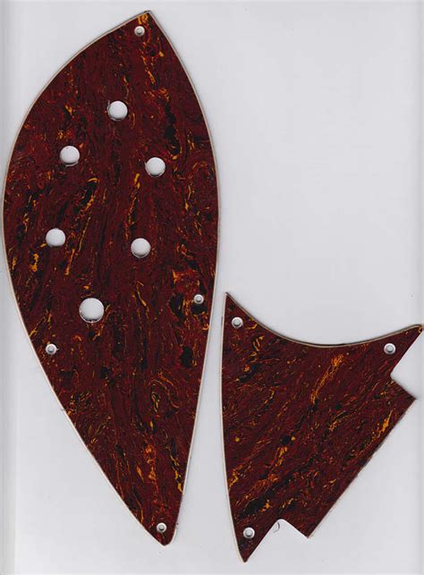 Custom Made Tortoise Pickguards For Vintage Rickenbacker 620 Reverb