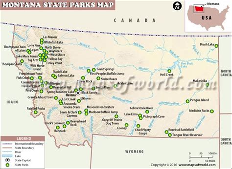 Montana State Parks Map: Explore State Parks in Montana