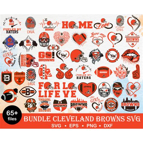 65 Cleveland Browns Svg Bundle Cleveland Browns Svg Sport Inspire