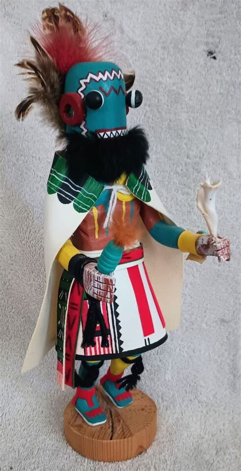 Vintage Navajo Pussy Willow Kachina Folk Art Signed J S Bellson