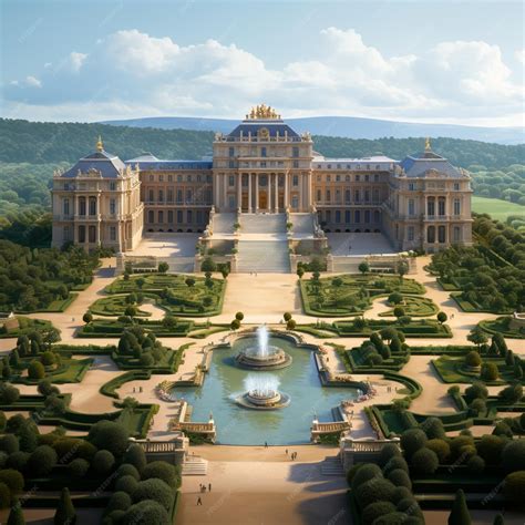 Premium AI Image | Photo Palace of Versailles famous architecture building facade