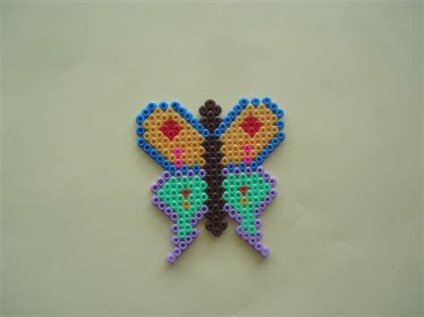 Butterfly Hama Beads By Vanesuki2010 Pelillosuki Abalorios Hama