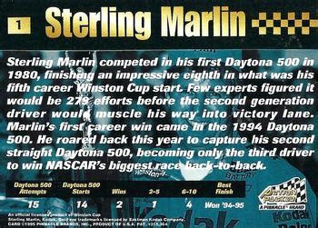 1995 Action Packed Winston Cup Stars #1 Sterling Marlin | Trading Card Database