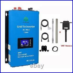 Wind Power Microinverter MPPT 1000W Grid Tie 3 Phrase Inverter Pure