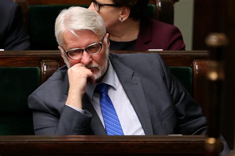 Witold Waszczykowski jest nieuleczalnie chory Lepiej już niestety nie