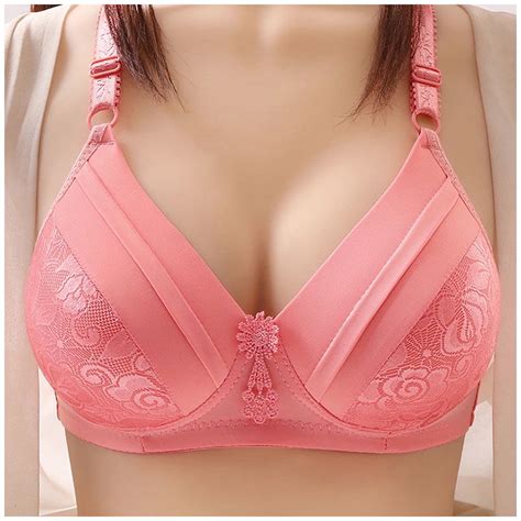 Tuwabeii Women S Lace Bra Soft Solid Lingerie Plus Size Underwear