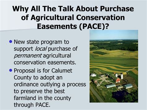 Ppt Purchase Of Agricultural Conservation Easements Pace