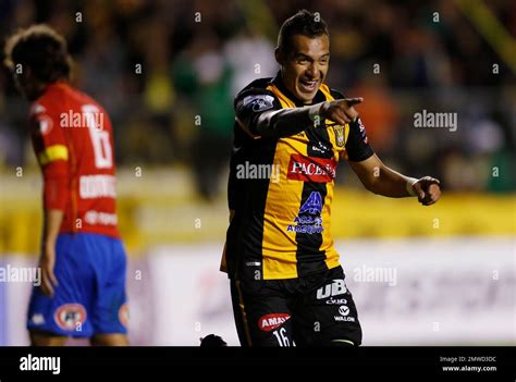 Walter Veizaga Of Bolivia S The Strongest Celebrates His Goal Against