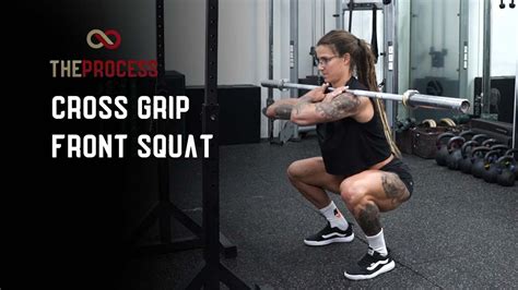 Cross Grip Front Squat Youtube